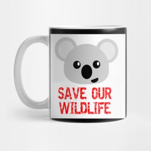 SAVE OUR WILDLIFE, Art for Australia Mug